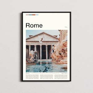Rom Print, Rom Poster, Rom Wandkunst, Italien Kunstdruck, Rom Foto