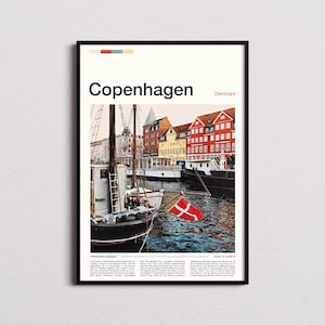 Copenhagen Print, Copenhagen Poster, Copenhagen Wall Art, Denmark Art Print, Copenhagen Photo
