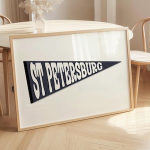 St Petersburg Print, St Petersburg Wall Art, St Petersburg Poster, St Petersburg Art Print, Florida Print, Florida Wall Art