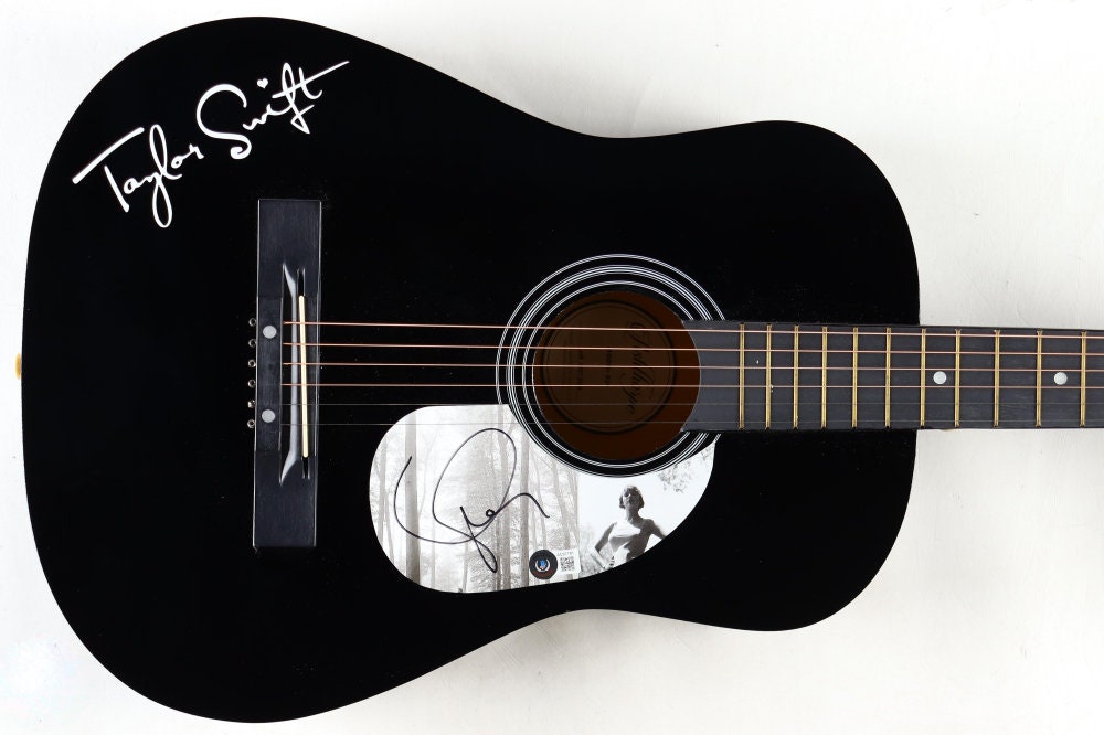 Bret Michaels Poison signed acoustic guitar Something To Believe in Beckett COA autograph Star Bret Michaels Poison signed acoustic guitar Something To Believe in Beckett COA autograph Star