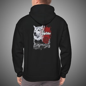 The Dogefather Hoodie | Godfather Dog Hoodie | Doge Meme Hoodie | Shiba Inu Funny Tee | Shiba Lover Hoodie | Mafia Dog Tshirt | Dark Humor