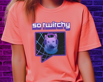 So Twitchy Kids T-shirt Live Streamer T-shirt de jeu vidéo Shiba Inu T-shirt T-shirt jeunesse Gamer T-shirt de jeu vidéo pour garçons et filles