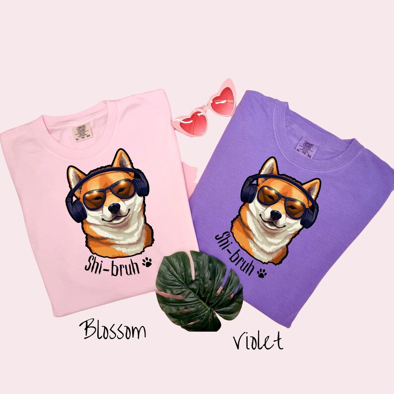 T-shirt Shi-bruh pour jeunes T-shirt Shiba Inu hanche pour enfants T-shirt casque Shiba T-shirt Shiba Inu Bruh avec poche T-shirt Shiba Lover pour garçons et filles image 8