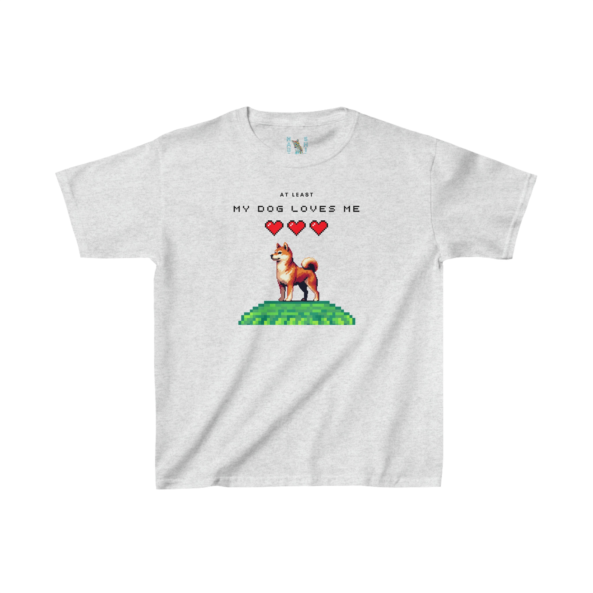 Kids Valentine Shiba Inu Tee: Pixel Art Dog Lover Shirt - Etsy Canada