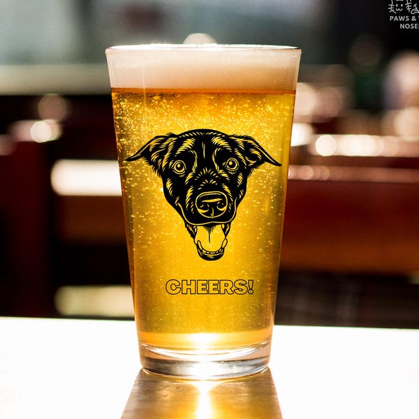 Paw It Off Now - Personalized Custom Beer Glass