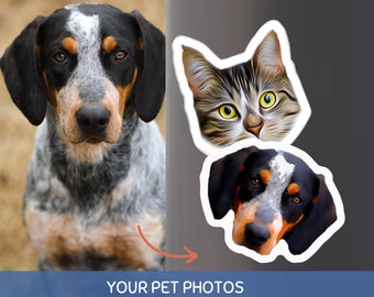 Aangepaste huisdiermagneet met huisdierfoto Aangepaste magneet hond gezicht Gepersonaliseerde huisdiervriezermagneet Gepersonaliseerde koelkastmagneten Aangepaste kattenmagneet cadeau