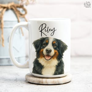Benutzerdefinierte Haustier-Kaffeetasse mit Haustier-Foto-Aquarell-Hundebildbecher Personalisierte Katzentasse mit Namen Benutzerdefinierte Porträt-Hundebecher Hundeliebhaber-Tasse Geschenke