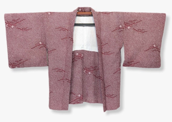 Haori Japonais vintage, veste kimono, handmade, m… - image 1