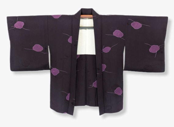 Haori Japonais vintage, veste kimono, handmade, m… - image 2
