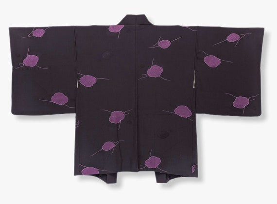 Haori Japonais vintage, veste kimono, handmade, m… - image 3