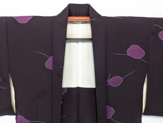 Haori Japonais vintage, veste kimono, handmade, m… - image 4