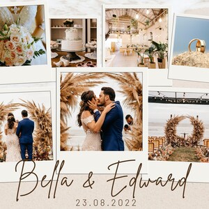 Collage fotografico personalizzato, regalo di nozze, regalo personalizzato per marito fidanzato, collage di foto regalo di anniversario, regalo di nozze, collage di foto