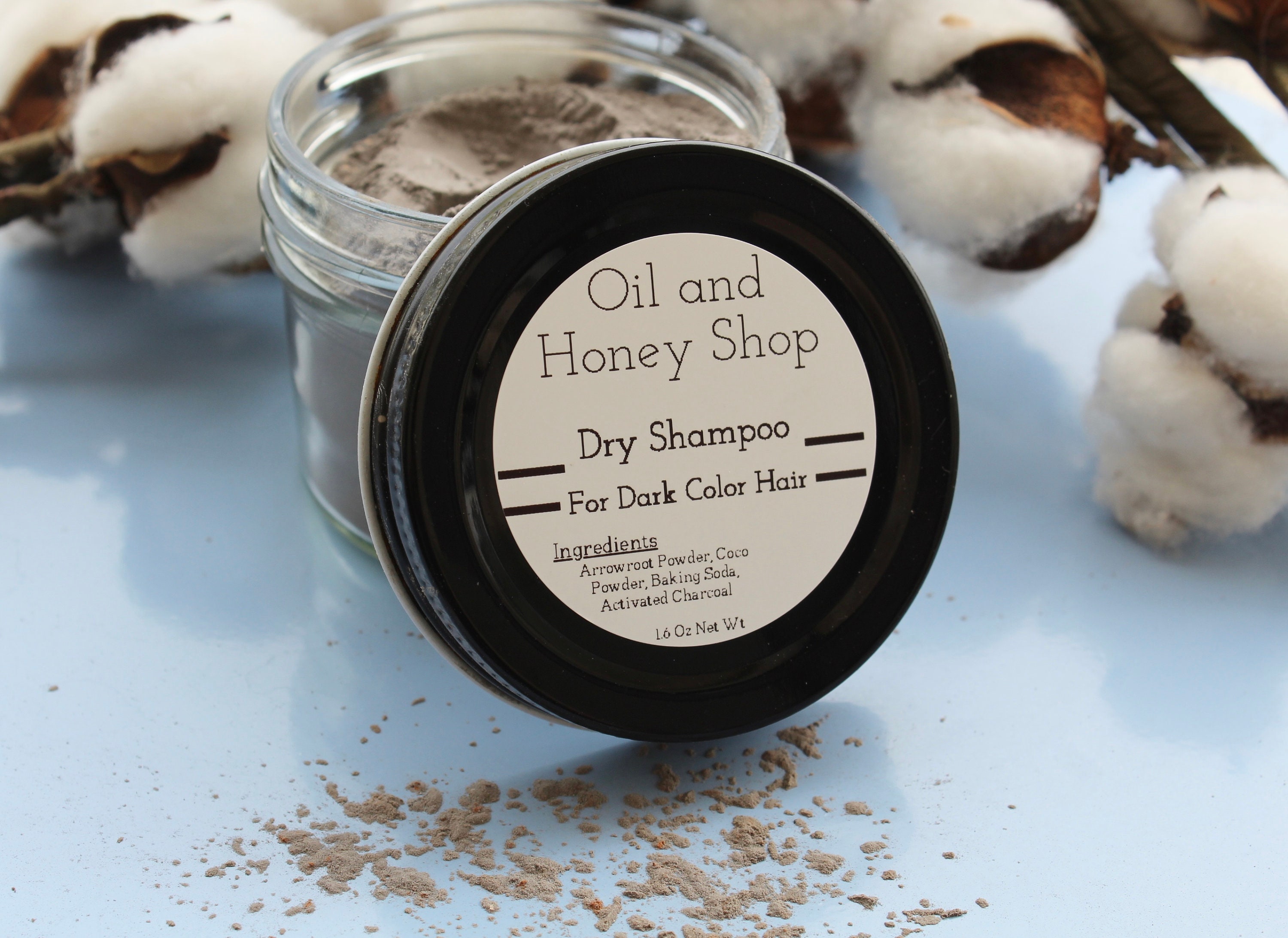 Dry Shampoo Powder / for Greasy Hair / for All Hair Colors / Etsy
