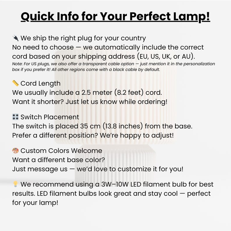 Modern Bedside Table Lamp – Warm Soft Light, Minimalist Design, E27 Socket with Switch image 10