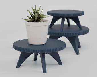 Minimalist Plant Stand – Modern Indoor Plant Pedestal – Decorative Riser for Planters, Air Purifiers & Home Decor
