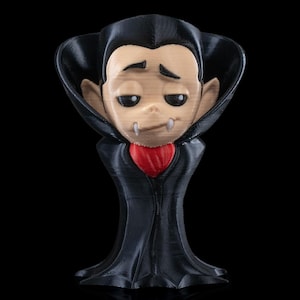 Darkula Vampire Figurine | Articulated Vampire Toy | Halloween Vampire Decor | Poseable Horror Collectible