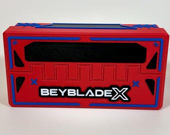 Beyblade X Deck Box | Beyblade Case | 3-Slot Magnetic Storage & Tournament Use