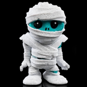 Tutankha-Mummy | Articulated Mummy Figure | Halloween & Egypt Decor | Poseable Tomb Guardian