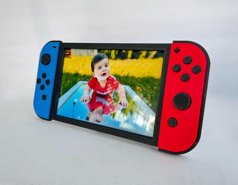 Nintendo Rectangular Nintendo Switch Photo Frame: Magnetic Joycons, Gaming Desk Decor - Etsy