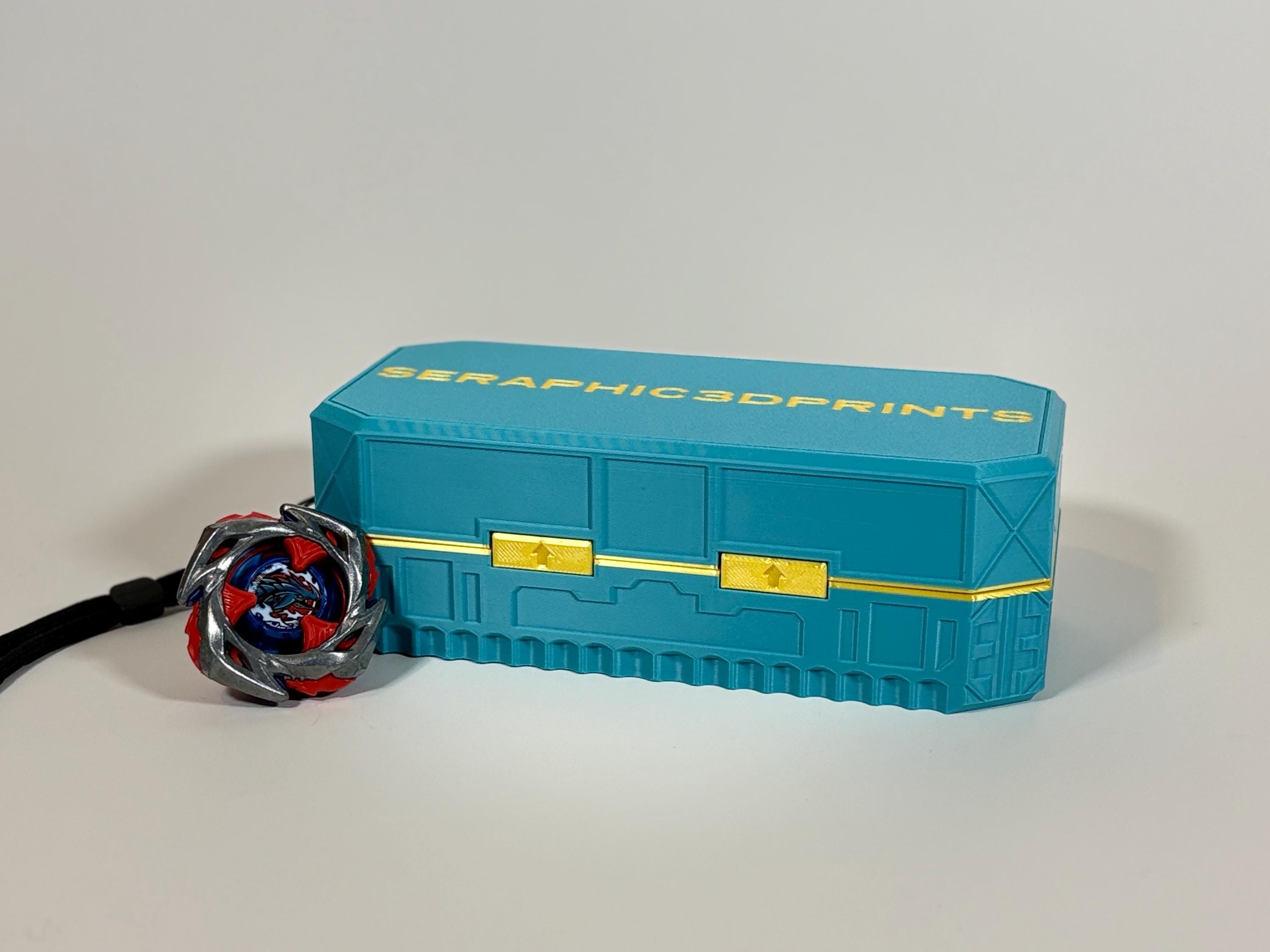 Beyblade X Deck Box With Lanyard | Victory Beyblade Case | 3-slot