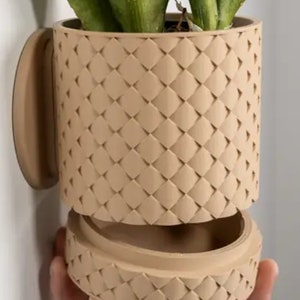 Jardinière matelassée | Pot de fleurs | Jardinière suspendue | Jardinière murale | Jardinière 3D| Pot maison| Pot de fleur moderne | Jardinière fantaisie | Jardinière personnalisée