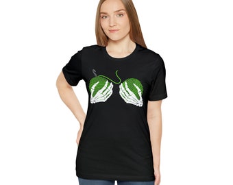 Halloween Crochet T-shirt, Funny Crochet T-shirt, Crochet T-shirt, Funny halloween T-shirt, Skeleton T-Shirt, Seleton Hands