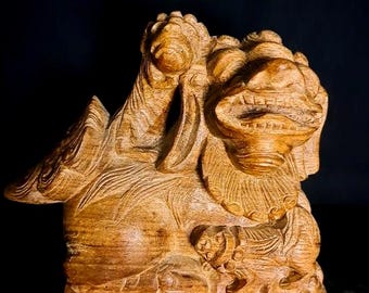 Komainu 狛犬 Japanese Guard Dog / Lion, Shinto Shrine, Buddhist