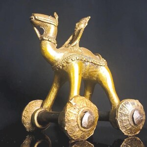 Antique Hanuman Et Rama Indian Temple Hindou Sculpture Sur B