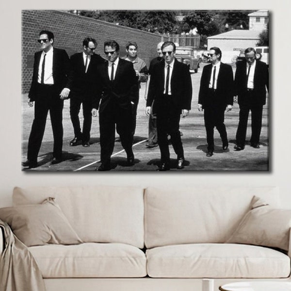 Reservoir Dogs Wall Art, Reservoir Dogs Canvas Art, Reservoir Dogs Home Decor, Reservoir Dogs Wall Art Gift, Movie Ready to Hang Canvas