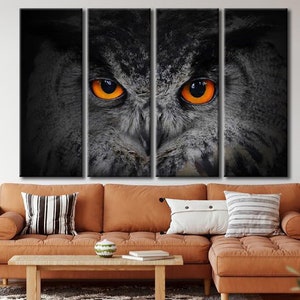 Eagle Owl Wall Art, Eagle Owl Canvas Art, Eagle Owl Home Decor, Eagle Owl Canvas Print, Eagle Owl Wall Art, OwlCanvas Design, Animal Gift