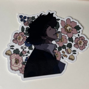 Floral Spike Sticker - Cowboy Bebop Anime