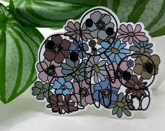 Kodama Floral Sticker | Princess Mononoke Sticker | Princess Mononoke Anime
