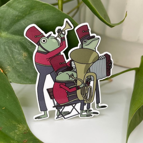 Frog Band Sticker - Over the Garden Wall