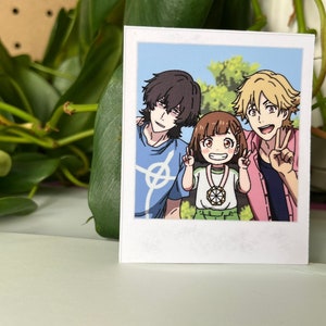 Buddy Daddies Polaroid Sticker - Buddy Daddies Anime