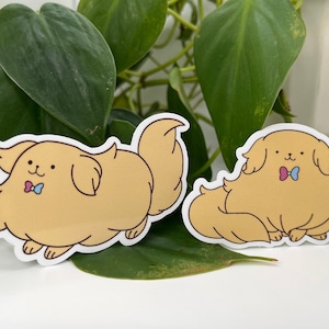 Sticky Dog Sticker - Bee and Puppycat