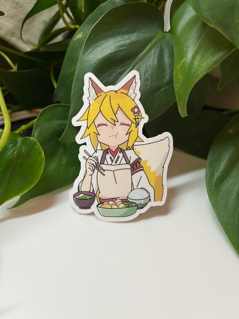 Senko Sticker - The Helpful Fox Senko-san Anime image 2