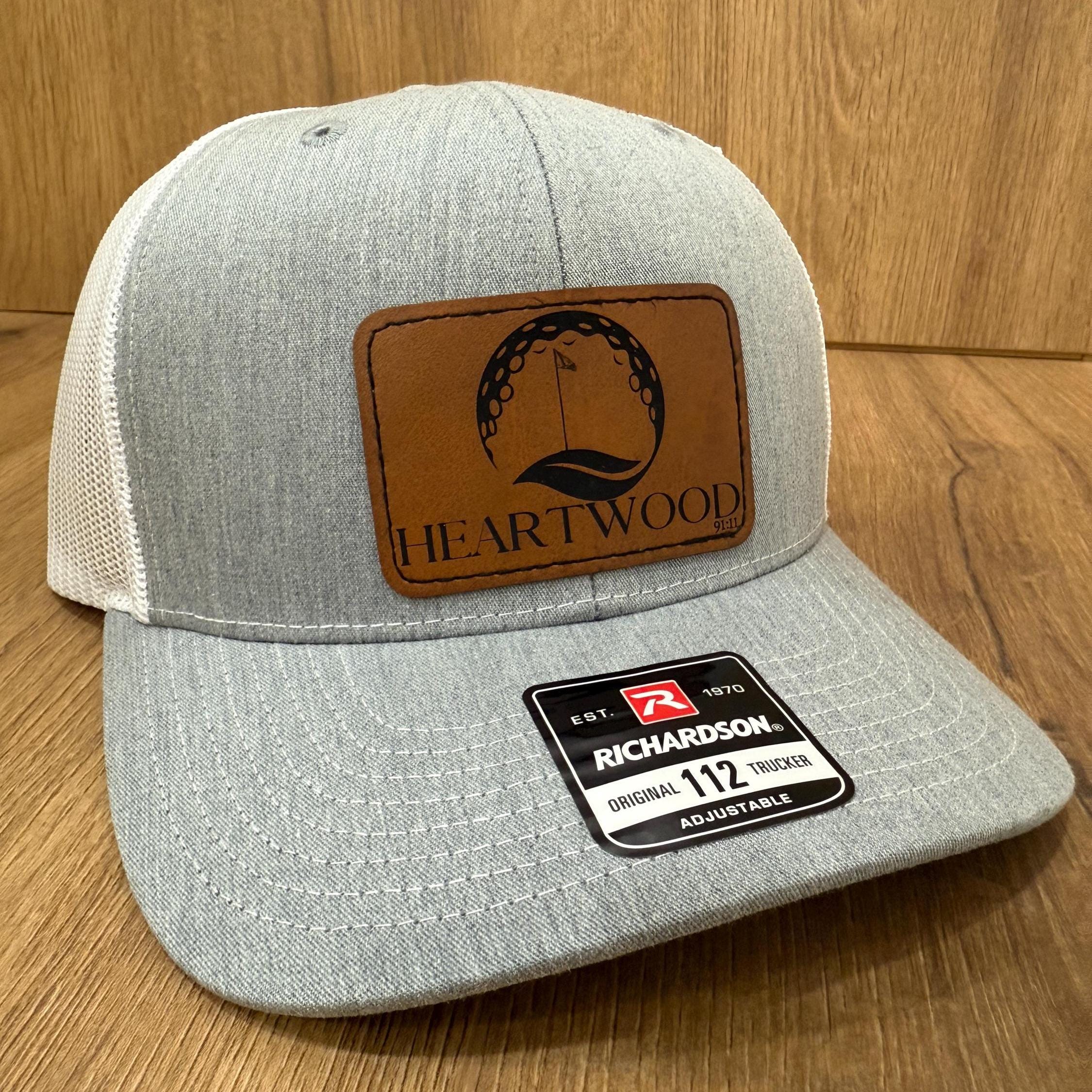 Masters Golf Leather Patch Trucker Hat Richardson 112 Green Gray Snapback New!!! il_fullxfull.3486946894_i75m.jpg main image 2