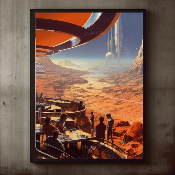Retro Futuristic Wall Art