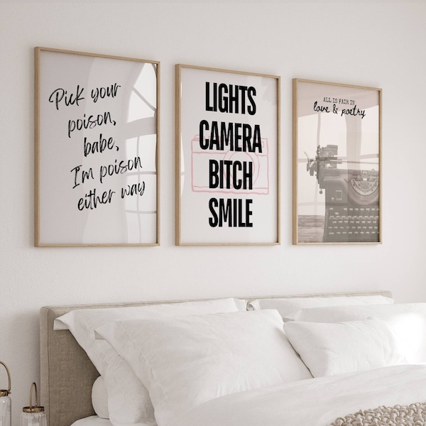 TTPD poster bundle digital download love and poetry ttpd lyric print taylor apartment decor ttpd dorm poster taylor party poster eras party