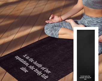 Rep Yoga Mat, Workout Inspiration, Swift Workout Accessories, Gifts for Her, Taylor Workout Style, reputation, yoga mat holiday gift rep