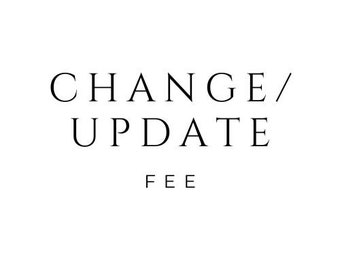 Change Fee - Add On Only