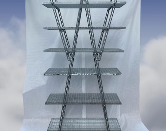 RED CLOUD shelving in galvanized steel