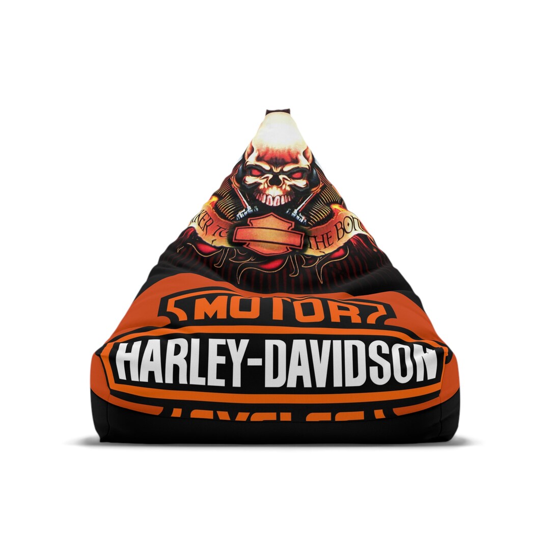 Harley Davidson Bean Bag Chair Cover Etsy