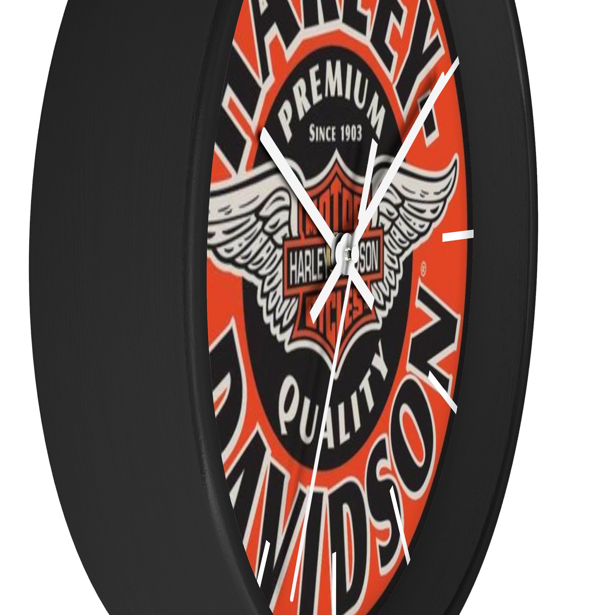 Harley Davidson Wall Clock Motorcycles Wall Decor Etsy