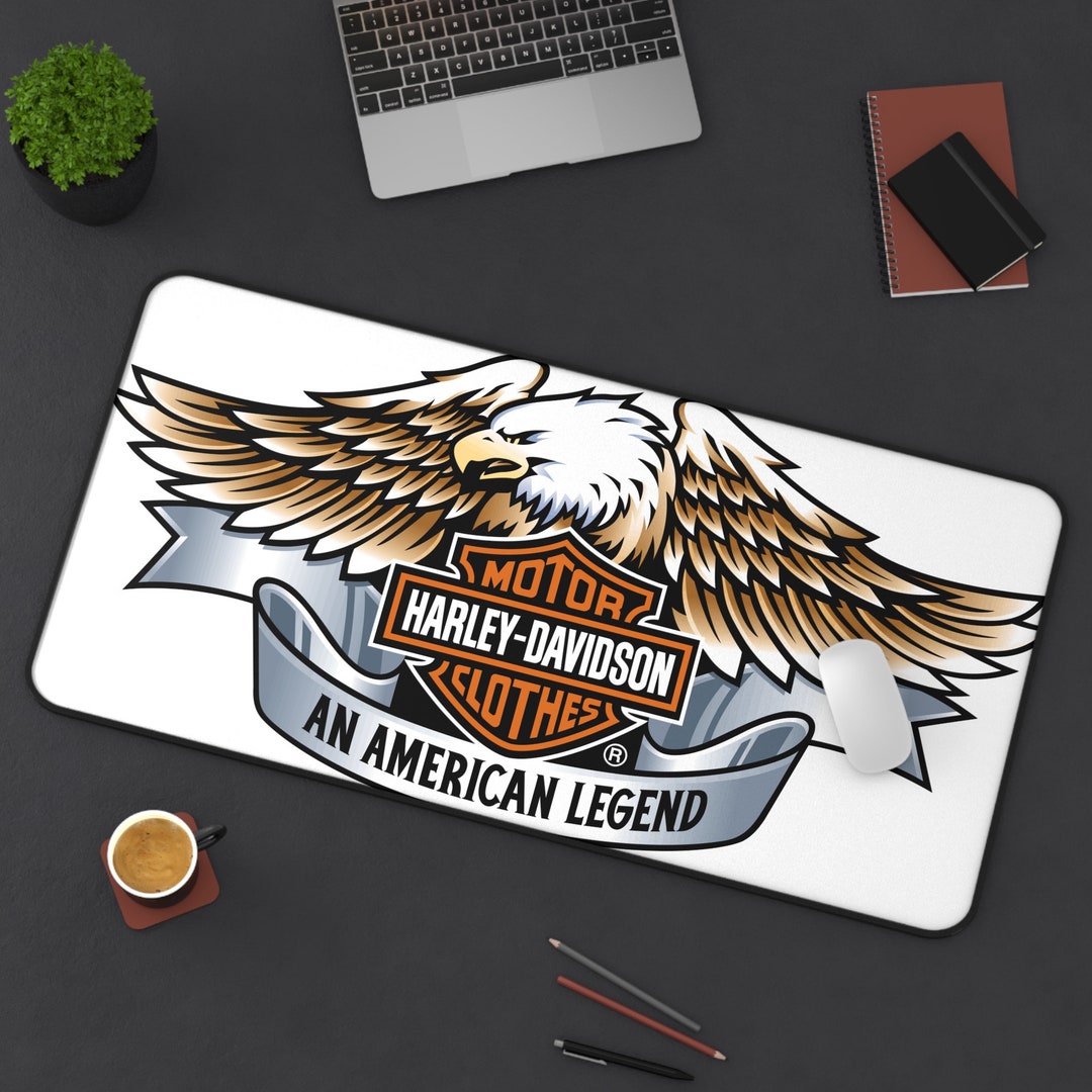 Harley Davidson Desk Mat High Quality Motorcycles Mouse Pad Etsy