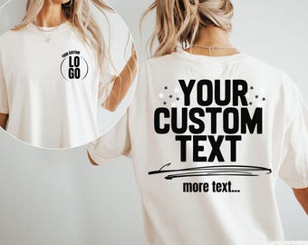Comfort Colors® Custom School Spirit Shirt, Personalized Mascot Team Tee, Game Day Shirt, Back To School Shirt, Football Mom Gift