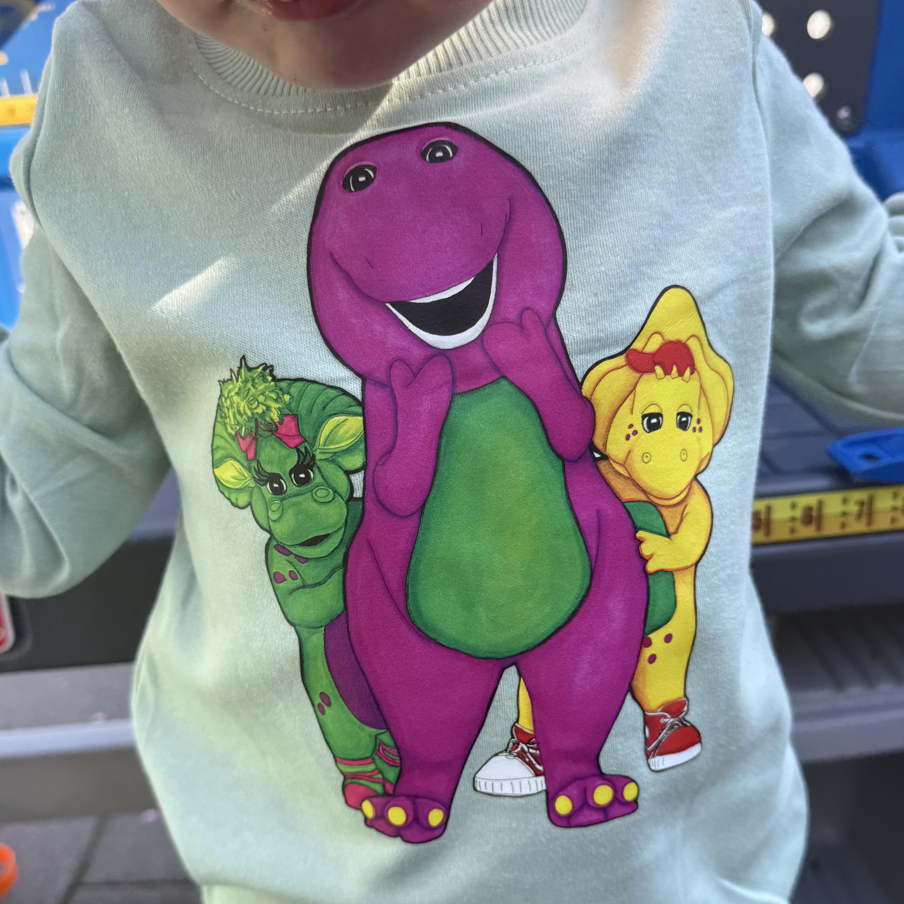 90s Barney Shirt - Etsy