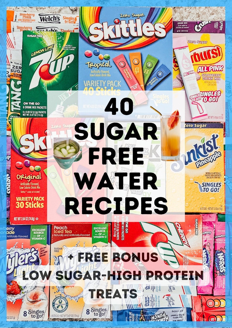 Water Recipes, Watertok, Sugar Free Water Recipes, Weight Loss, Tik Tok