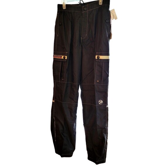 Pepe Jeans, Vintage Pepe Jeans London Nylon Activewear Pants M Fully Lined Denim Worxx Black