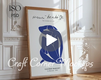 Maqueta de fotograma de vídeo, maqueta de fotograma vertical, maqueta de fotograma animado, maqueta de vídeo de marco interior, maqueta de vídeo de arte mural DIN A, maqueta de vídeo de fotograma ISO PSD